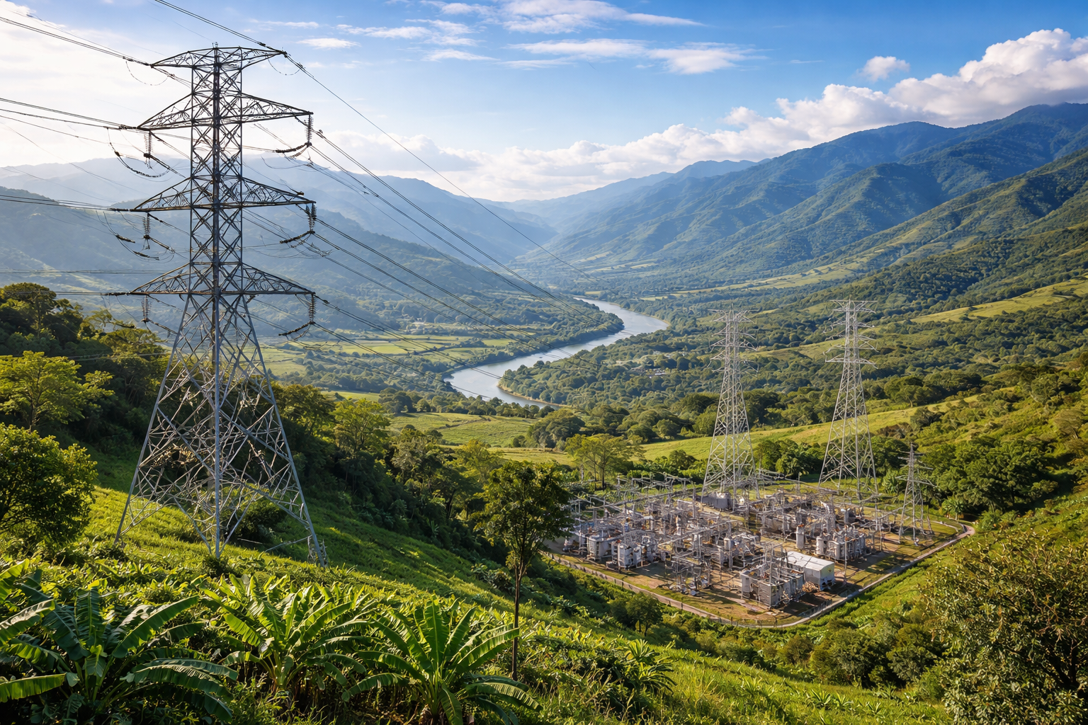 INFRAESTRUCTURA ELÉCTRICA Y TRANSMISIÓN DE ENERGÍA EN EL HUILA